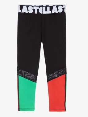 Stella McCartney Black Colorblock Leggings